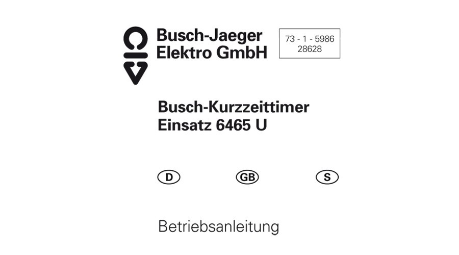 Bedienungsanleitung RS Timer