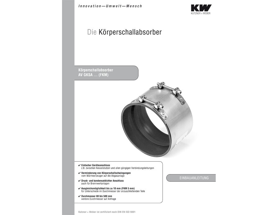 Die Körperschallabsorber Typ AV GKSA