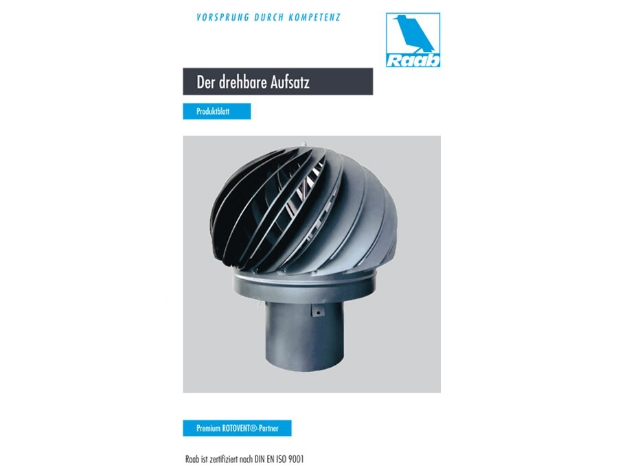 Drehbarer Aufsatz Rotovent