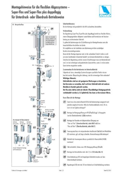 Montageanweisung Super-Flex